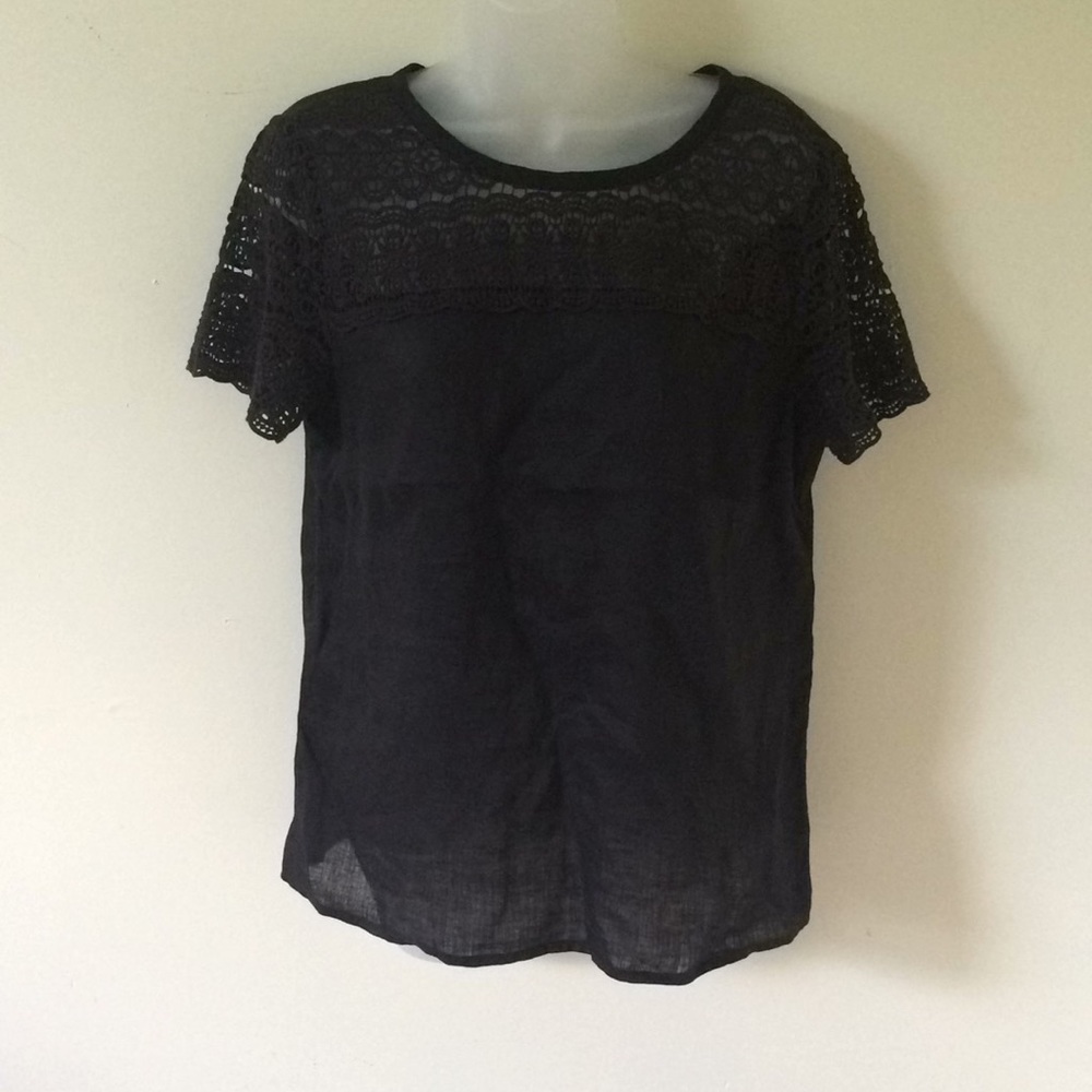 J Crew factory linen top, EUC, size 4